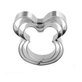   3db rajzfilm sütiformák, rozsdamentes acél kis sütivágók, barkácsolt sütőeszközök, konyhai kellékek