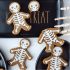 3D Váz Skelet Gingerbread Man Süti Kiszúró Szett, Műanyag Süteménynyomó Forma Sütéshez és Torta Dekoráláshoz