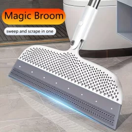   Joybos 2 az 1-ben varázsseprű - Szilikon gumi sörték, rozsdamentes acél fogantyú