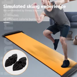   1.8 méter hosszú csúszópálya, beltéri gyorskorcsolya edző és fitnesz eszköz