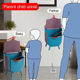   Hordozható összecsukható piszoár beépített szemetestérrel