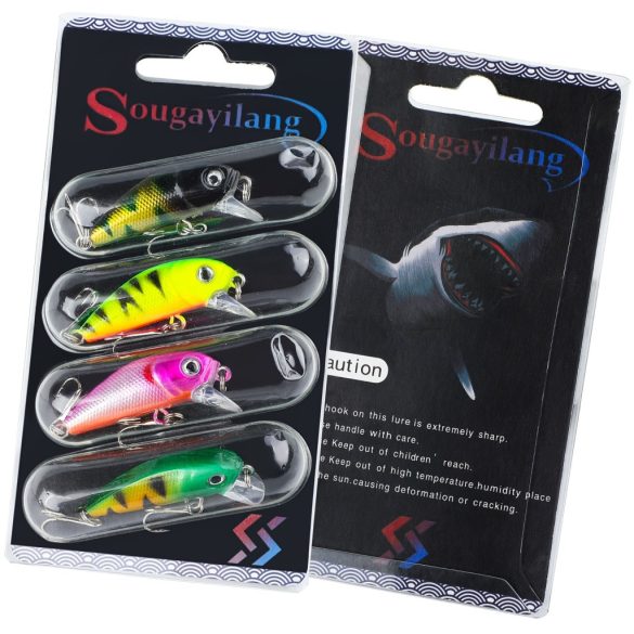 4db Sougayilang Crankbait horgászcsali