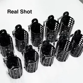   3db fém ponty etető ketrec, horgászcsali tartó és süllyesztő