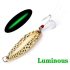 FUNPESCA Luminous Spinner Spoon Horgászcsali – Éjszakai tackle flitteres csali tollas háromszögű horoggal