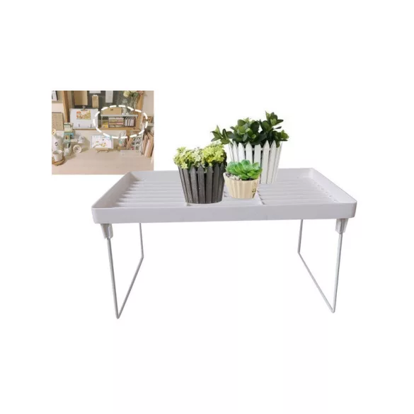 Moduláris Konyhai Polcrendszer és Csepegtető Állvány – Praktikus Tároló és Rendszerező