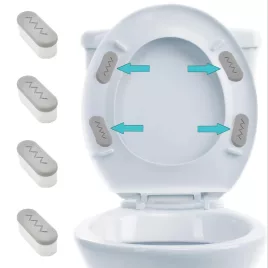  4 db WC-ülőke párna, bidé ülőke párnák erős párnázással és ragasztó funkcióval, bidé kiegészítőhöz