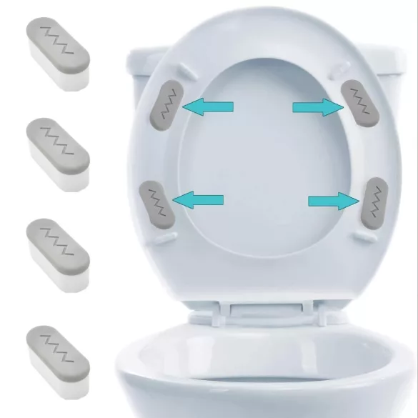 4 db WC-ülőke párna, bidé ülőke párnák erős párnázással és ragasztó funkcióval, bidé kiegészítőhöz