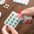 Hordozható adagoló és osztó szervező vitaminokhoz és fülbevalókhoz, könnyű hozzáféréssel, szétválasztó kialakítással