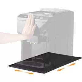   Szilikon alátét kávégépekhez, kompatibilis a De Longhi Magnifica 1 és Philips LatteGo gépekkel Fekete