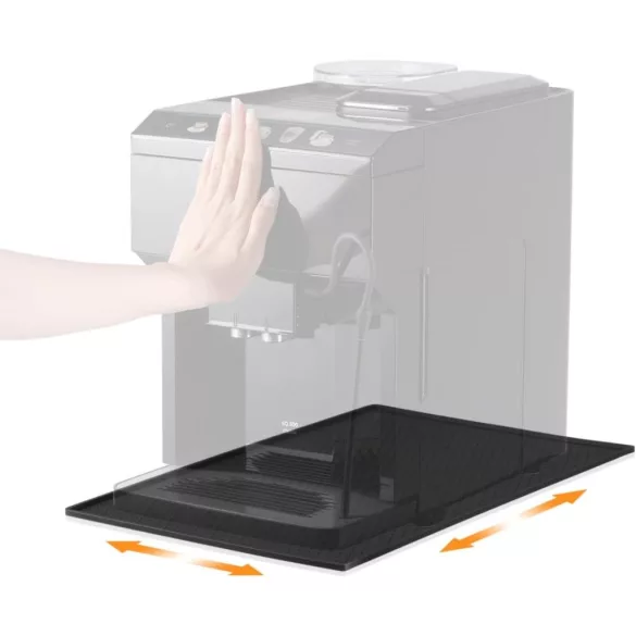 Szilikon alátét kávégépekhez, kompatibilis a De Longhi Magnifica 1 és Philips LatteGo gépekkel Fekete