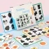 Fa puzzle kockák fejlesztő árnyékkövető játékhoz
