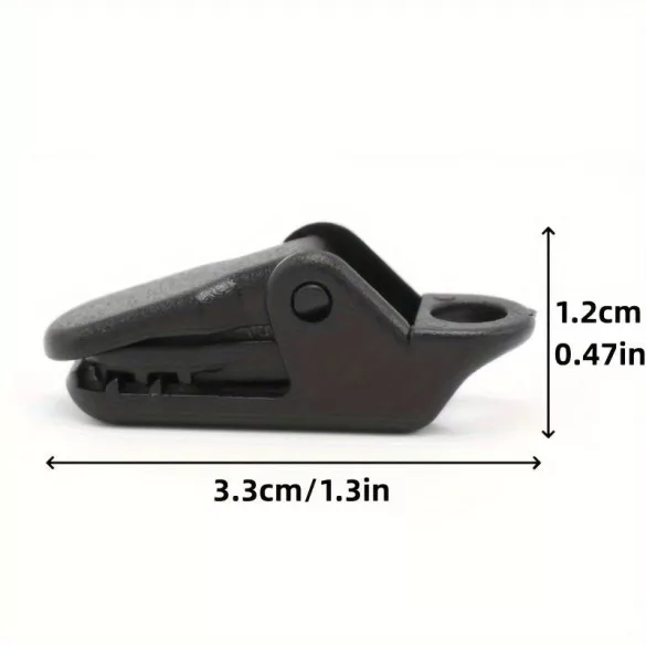 20 db sátor rögzítő klipsz, szélálló kialakítással táborozáshoz