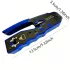 50 db Erős RJ45 krimpelő szett kábelteszterrel, vágóval - Cat5e/Cat5/Cat6 Ethernethez