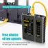 ANENG M469D hálózati kábeltesztelő RJ45/RJ11/RJ12 CAT5 UTP LAN kábelekhez, elemes Sárga