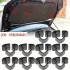 10 db autó motorháztető szigetelés rögzítő csipesz szegecs VW, SEAT, Skoda modellekhez, PVC Fekete, 10 db