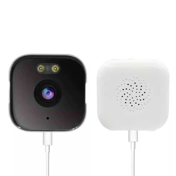 Ablakkamera 3 MP 1296p, 2,4 G és 5 G Wi‑Fi beltéri kamera, színes éjjellátóval, kétirányú hanggal