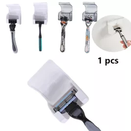 Öntapadós, vízálló borotvatartó zuhanyfalra Fehér