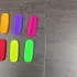 4 db Szenzoros fidget játék tapadókorongokkal, szilikon stresszoldó és relaxációs játék - 4 db, zöld+narancs+kék+piros