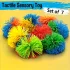 7 db-os Cottibe szenzoros játék szett - kush labda, pattanó labda és squishy labda