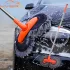 Autómosó és többcélú tisztítókészlet mikroszálas kefével, felmosóval, szivaccsal és törlővel - Fekete