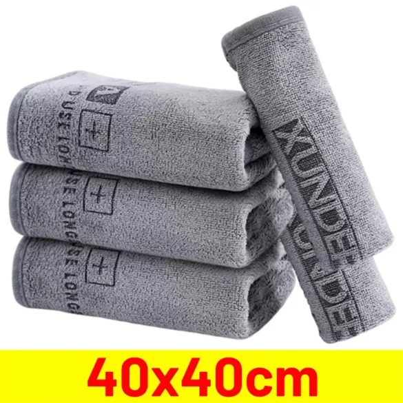 5 db ultrafinom mikroszálas autómosó törlőkendő 40 × 40 cm