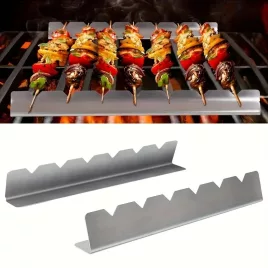 2 db kebabtartó állvány nyárstartóval grillezéshez