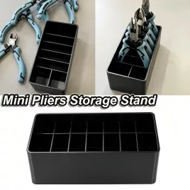   Mini fogótároló munkapad 5 kártyatartóval és 2 négyzet alakú tárolórekesszel Alapváltozat