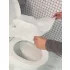 50 darabos eldobható WC-ülőke-betét, higiénikus és hordozható - 50 db