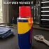 2 db narancssárga, 3D nyomtatott, rápattintható szívószáltartó konzol kb. 200 ml-es permeteződobozokhoz