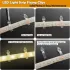 100 db műanyag LED-szalag-rögzítő kapocs 100 csavarral és csavarhúzóval, 10 mm-es vízálló LED-szalaghoz