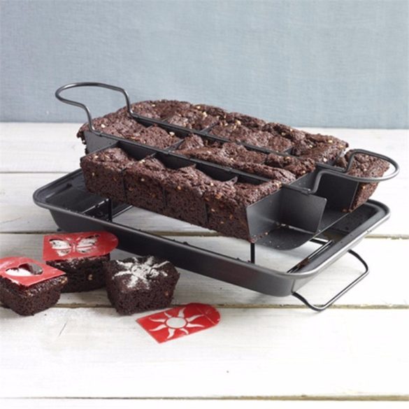 Rácsos brownie sütő tepsi