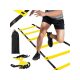 Koordinációs edzőlétra 3m, futball edzés, fitness eszköz, sporteszköz, gyakorló létra, sport edzés segédeszköz.