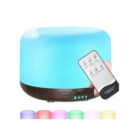   Párásító diffúzor aromaterápia távirányítóval és RGB LED-del