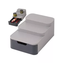   Konyhai szervező kosár háromszintes fiókkal - praktikus tárolás, rendszerezés, könnyű hozzáférés