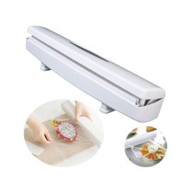   Konyhai fólia adagoló vágóval - praktikus konyhai eszköz - konyhai fólia tároló - fóliavágó - konyhai segédeszköz