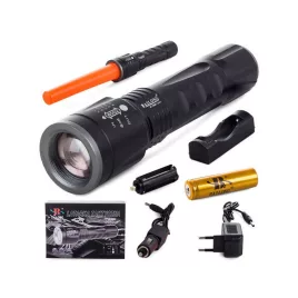   Taktikai LED zseblámpa zoom funkcióval - XM-L3 U3 fényforrással