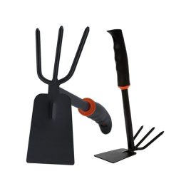   Kertkapa kétfélű lapát karom gereblye kézi ásó növényekhez.