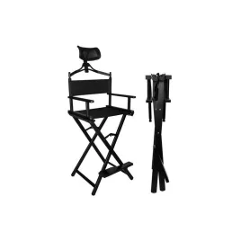   Alumínium sminkszék fejtámasszal - profi sminkeléshez, kényelmes ülés, könnyű hordozhatóság