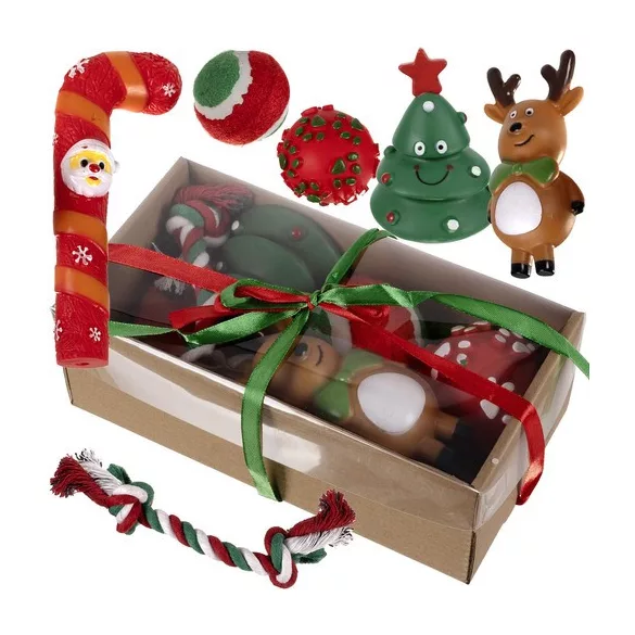 Karácsonyi ajándék kutyáknak – játékok Purlov 22637