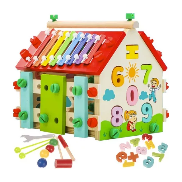 Kruzzel fa oktatóház játék 22564