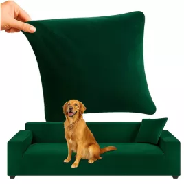 Ruhhy sötétzöld kanapéhuzat 190-230cm