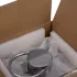 Ruhhy ezüst lámpások 38/49/63 cm, 3 db-os készlet