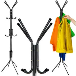 Ruhhy álló fogas 170cm, fekete