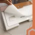 Ruhhy analitikus LCD fürdőszobai mérleg, fehér