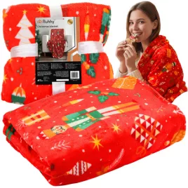 Ruhhy karácsonyi flanel takaró 1.5x2m 26607