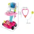 Iso Trade Little Doctor Set játék babakocsival, rózsaszín 26556