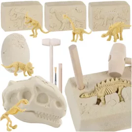 Kruzzel 5-in-1 dinoszaurusz ásatási készlet 26771
