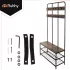 Ruhhy álló polcos ruhaállvány akasztóval 182cm 27036