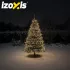 Izoxis karácsonyi gömb fényfüzér 300LED 30m 26264