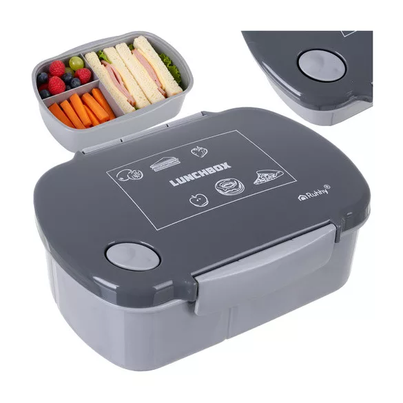 Ruhhy lunchbox 800ml szürke 26169